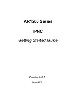 Preview for 1 page of Arlotto AR1200 series Getting Started Manual