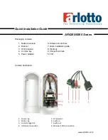 Preview for 1 page of Arlotto AR4260 series Quick Installation Manual