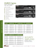 Arm Electronics DVR161000CD120 Specifications preview