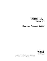 ARM ARM7TDMI Technical Reference Manual preview