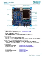 Preview for 1 page of ARM Keil MCBSTM32C Quick Start Manual