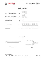 Preview for 3 page of ARMA EC131 Quick Start Manual