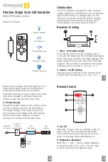 Armacost Lighting 523420 Quick Start Manual предпросмотр