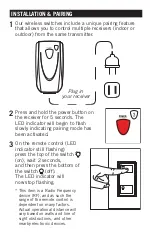 Предварительный просмотр 2 страницы Armacost Lighting 940004 Installation Manual