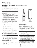 Предварительный просмотр 1 страницы Armacost Lighting AL-28068 Quick Start Manual