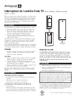 Предварительный просмотр 2 страницы Armacost Lighting AL-28068 Quick Start Manual