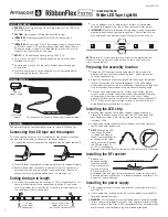 Armacost Lighting RibbonFlex home 421340 Quick Start Manual preview