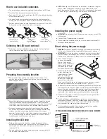 Preview for 2 page of Armacost Lighting RibbonFlex Home 421502 Quick Start Manual