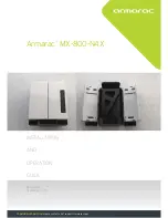 Armarac Armarac MX-800-N4X Installation And Operation Manual preview