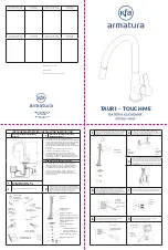 Предварительный просмотр 1 страницы ARMATURA TAURI TOUCH ME Manual