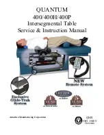 Armedica QUANTUM 400 Service Instructions Manual preview