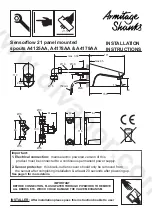 Armitage Shanks A4125AA Installation Instructions Manual предпросмотр