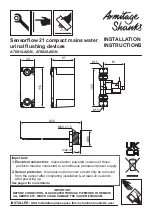 Предварительный просмотр 1 страницы Armitage Shanks A7001AA/GN Installation Instructions Manual