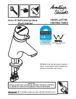 Armitage Shanks Avon 21 Installation Instructions Manual preview