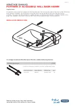 Preview for 2 page of Armitage Shanks PORTMAN21 Installation Instructions