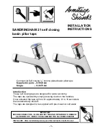 Preview for 1 page of Armitage Shanks SANDRINGHAM 21 Installation Instructions