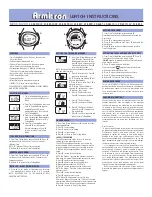 Armitron 45/6967PNK Instructions preview