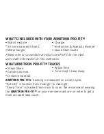 Preview for 2 page of Armitron ProFit Instructions & Warranty