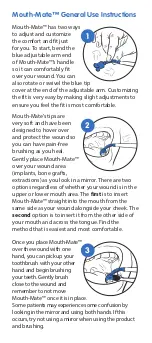 Preview for 2 page of ARMOR DENTAL Mouth-Mate Instructions For Use