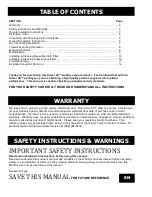 Предварительный просмотр 2 страницы ArmorAll AA255W Operator'S Manual