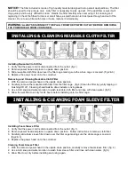 Предварительный просмотр 10 страницы ArmorAll AA255W Operator'S Manual