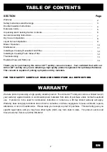 Предварительный просмотр 2 страницы ArmorAll VO406S 0901 Operator'S Manual