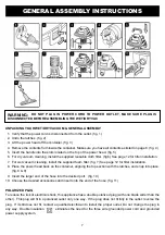 Предварительный просмотр 7 страницы ArmorAll VO406S 0901 Operator'S Manual