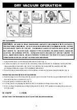 Предварительный просмотр 8 страницы ArmorAll VO406S 0901 Operator'S Manual