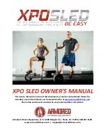 Armored Fitness Equipment XPO SLED Owner'S Manual предпросмотр