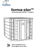 Armorgard forma-stor FR100-T User Manual preview