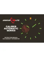 ArmourLite CALIBER AUTOMATIC SERIES Instruction Manual предпросмотр