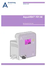 Preview for 1 page of Armstrong Medical AquaVENT FD140 Instructions For Use Manual