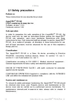 Preview for 12 page of Armstrong Medical AquaVENT FD140 Instructions For Use Manual