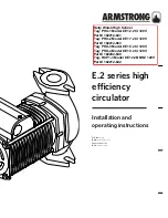 Armstrong 182202-649 Installation And Operating Instructions Manual preview