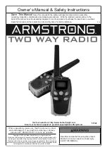 Предварительный просмотр 1 страницы Armstrong 57326 Owner'S Manual & Safety Instructions