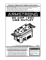 Armstrong 64424 Owner'S Manual & Safety Instructions предпросмотр