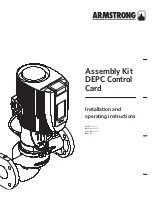 Предварительный просмотр 1 страницы Armstrong 880100-002 Installation And Operating Instructions