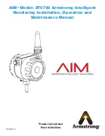 Preview for 1 page of Armstrong AIM ST6700 Installation, Operation And Maintenance Manual