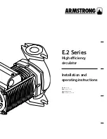 Armstrong E.2 Series Installation And Operating Instructions Manual preview