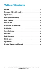 Предварительный просмотр 2 страницы Armstrong RADA MX1 Installation, Operation And Maintenance Manual