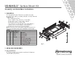 Предварительный просмотр 1 страницы Armstrong VIDASHIELD Assembly And Installation Instructions