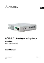 ARMTEL ACM-IP2.1 User Manual preview