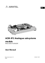 ARMTEL ACM-IP2 User Manual preview