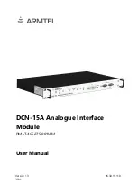 ARMTEL DCN-15A User Manual preview