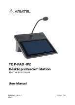 Предварительный просмотр 1 страницы ARMTEL TOP-PAD-IP2 User Manual