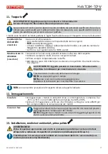 Preview for 19 page of Arneg 1250 TCBM Direction For Installation And Use