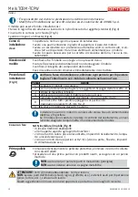 Preview for 20 page of Arneg 1250 TCBM Direction For Installation And Use