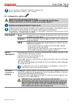 Preview for 21 page of Arneg 1250 TCBM Direction For Installation And Use