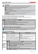 Preview for 26 page of Arneg 1250 TCBM Direction For Installation And Use