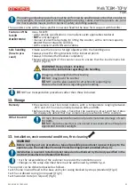 Preview for 37 page of Arneg 1250 TCBM Direction For Installation And Use